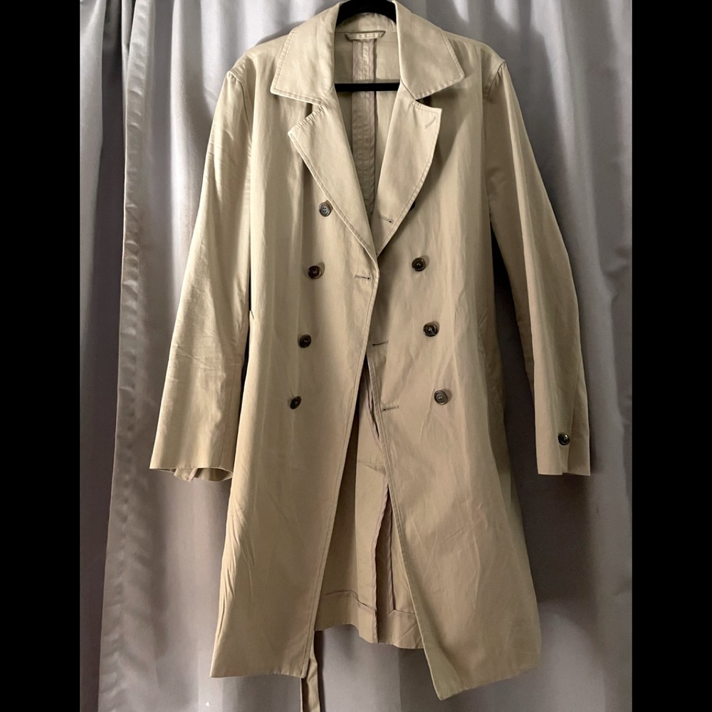 Barney’s New York CO-OP tan trenchcoat